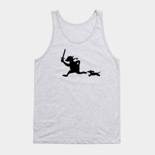 Running Viking with Dachshund Tank Top